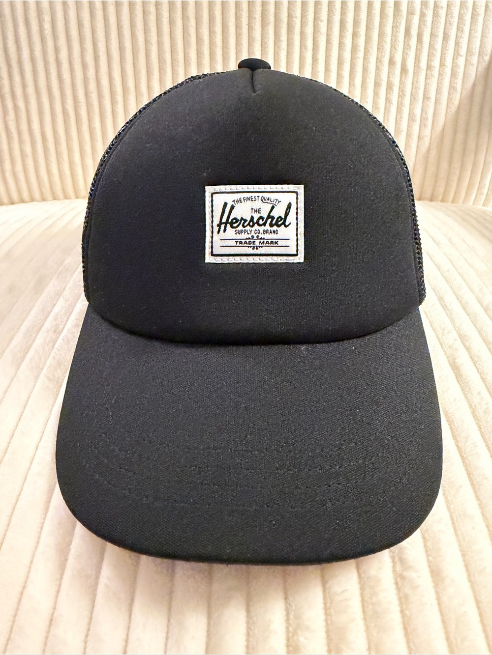 Herschel Supply Company Youth Kids Black Trucker Cap